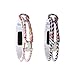 Vetoo Replacement Bands for Fitbit Flex,Hollowed Silicone Bracelet Wristband Accessory,Pack of 2,Infinity & Floral Pattern