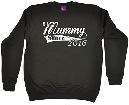 123t Mummy Since 2016 Mum Mother Jumper Grandma Children Child Kids Granny Year Personalised Baby Babies Birthday Gift Christmas Present SWEATSHIRT