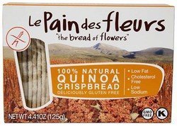 Le Pain Crispbread, 100% Organic, Quinoa, 4.41 Oz by Le Pain des fleurs