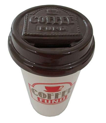 Dei Ceramic "Coffee Fund" Money Bank