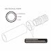 IWISS 1/2-Inch Skid-Proof F1807 PEX Pipe Crimp Copper Rings-36pcs