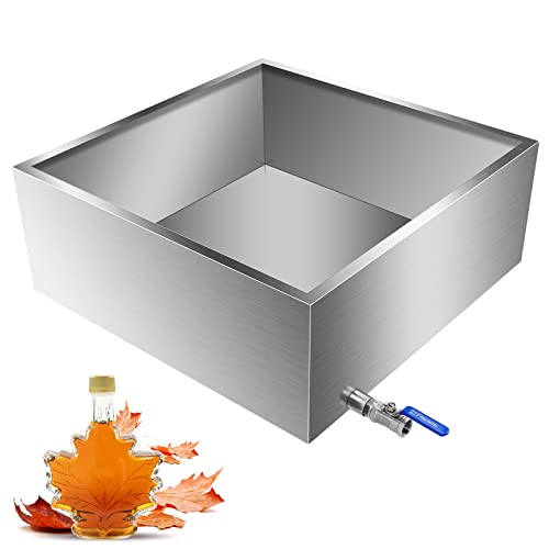 KODOM Maple Syrup Evaporator Pan 30x16x9.5 Inch Stainless Steel Maple