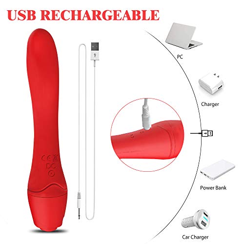 G Spot Vibrator Dildo for Women and Couple with 10 Strong Vibration Roating Heating Modes for Quick Orgasm for Effortless Insertion Clitoris Nipple Vagina Massagers Adult Sex Toys