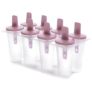 Ibili 783450 – Schimmel voor 8 ijs, roze