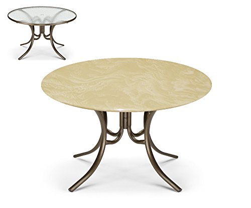 Bistro Round Fitted Table Cover For Glass Tables Up To 35 Dia