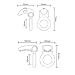 Pumsun Vibrator, Sex Toys For Men, Silicone Men Vibrators Collars Delay Premature Toy (A)