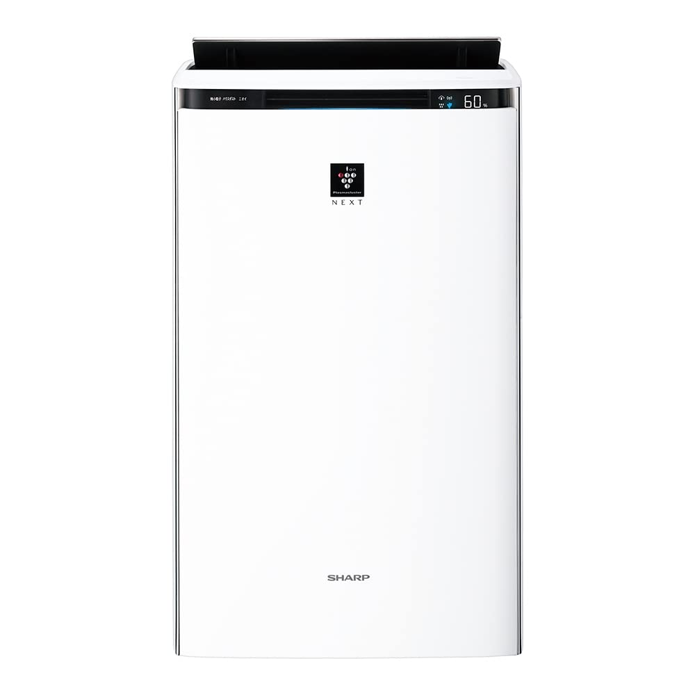 シャープ 加湿 空気清浄機 KI-PX100-W プラズマクラスター NEXT(50000) プレミアム COCORO AIR搭載 空気清浄 46畳 ホワイト 【自動掃除機能付き】 タンク容量 約4.3L/加湿量1,000mL商品画像