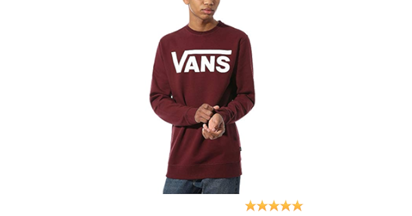 sudadera vans burdeos