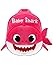 Baby Shark Backpack School Travel Toddlers Pink