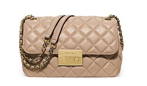 mk sloan large quilted leather