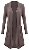 Womens Open Front Cardigan