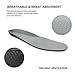 Vbiger Shoe Inserts Memory Form Insoles Gel Insole with Excellent Shock Absorption for Arch Support