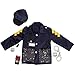 DRESS 2 PLAY Police Costume for Kids, Cop Toddler Dress Up Set Role Play With Accessories, Police Officer Costume for Kids Ages 3-7