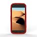 Wireless PROTECH Compatible with/Replacement for Durable Slim Flex Case for Kyocera DuraForce Pro, Phone Models E6810, E6820 and E6830 (Red)