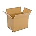 Pratt PRA0073 Recycled Corrugated Cardboard Single Wall Standard Box with C Flute, 14' Length x 10' Width x 6' Height, (Pack of 25)