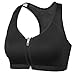 Victoria's Masquerade A-DD Front Zipper Closure Multi Way Support Pro Sports Bra Frontzipper Black XL