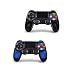 2 Pack PS4 Controller - OUBANG Wireless Remote Joystick for Playstation 4（Black elf+Sapphire ） primary