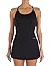 UNOW Racerback Training One Piece Swimdress Skirtini Skirted Swimsuit for women