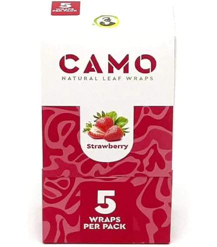 camo leaf wraps passion strawberry