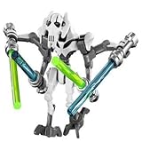 General Grievous Star Wars The Force Awakens Minifigure Minifig Compatible with Lego White Version