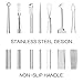 Pimple Popper Tool Kit 7 PCS, Fypo Blackhead Remover Kit Whitehead Blemish Acne Comedone Stainless Steel Removal Tools