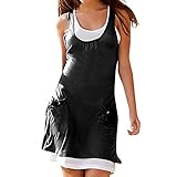 Women’s Dresses Summer V-Neck Flare Sleeve Button Down Boho Casual Midi Dress