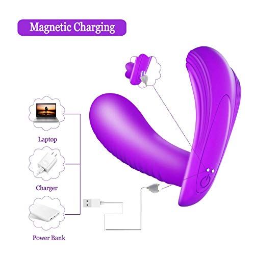 Electric Therapeutic Wand Massager, Heating Personal Massager Double Head Waterproof Body Massager 10 Vibration Patterns for Muscle Stimulators - Thumbnail 5