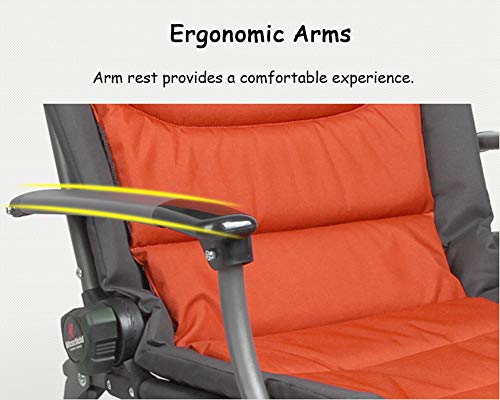 ZAQI Angelstühle campingstühle Angeln Stühle mit Rucksack, große verstellbare Klapp Outdoor Camping Hocker mit… – Bild 7