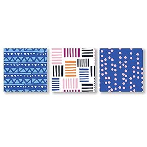 Creative Pattern Home Artwork for Living Room Bedroom x3 Panels