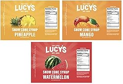 Lucy's Family Owned Shaved Ice Snow Cone Syrups