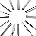 Wood Carving Tool Set 17 Pcs with Apron & Whittling Knife. Gouge Chisels, Strong Comfortable Wood Sculpting Grips, Whet Stone and Mallet, Beginner Woodwork Tools with Canvas roll-up Bag & Info Flyer.