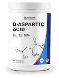 Nutricost D-Aspartic Acid (DAA) Powder 300G (Blue Raspberry) - High Quality D-Aspartic Acid