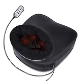 Naipo Shiatsu Foot Massager with Heat, Electric Feet Warmer and Back Massager with Kneading and Vibration Function, Detachable Cover for Foot Back - Home and Office