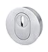 GedoTec Security Escutcheon Protective Rosette With Cylinder Protection Couple Flat 1mm High V2A Stainless Mat Pz - Profile