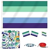 MEPLUM PRIDE 3x5 FT MLM Gay Flag Bundle with Pride