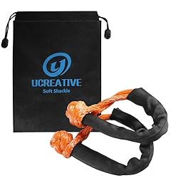 Ucreative 2Pcs Synthetic Soft Shackle 7/16 Inch x