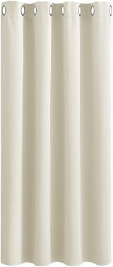 PONY DANCE Blackout Curtain 52 x 54 in Single Panel Living Room Beige