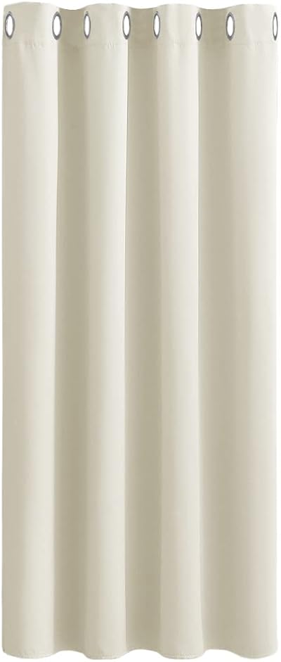 PONY DANCE Blackout Curtain 52 x 54 in Single Panel Living Room Beige