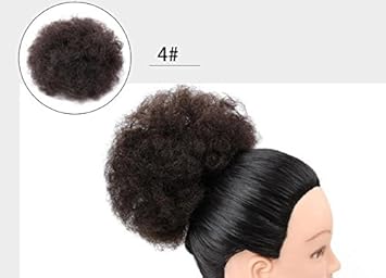 Uotp 4 Short Afro Kinky Curly Ponytail Drawstring High Puff Afro