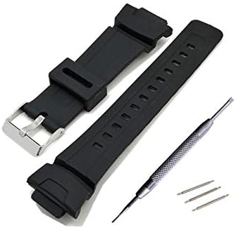 2616mm Silicone Watchband for G Shock GAW 100/GLX/GA 200/150/201/300/310/GAS 100 Black Replacement Band Strap Watch Accessories
