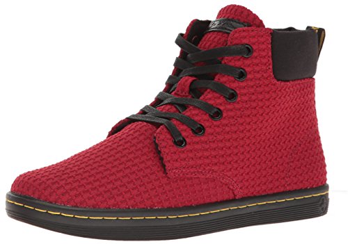 Dr. Martens Women's Maelly Wc Ankle Bootie, Dark Red+Black, 4 UK/6 M US