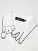 Persun Women's White Cat Pattern Collar Button Down Cotton Long Sleeve Shirt