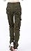 chouyatou Women's Casual Camouflage Multi Pockets Cargo Pants (Small, 73Army)