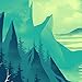 Beautiful Wilderness Lover Landscape Art Print Outdoor Nature Forest Trees Mountain Water Sunset Wall Art Colorful Bear Animal Illustration Home Decor 8 x 10 Inches