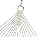 Best Choice Products Quilted Double Hammock w/ Detachable Pillow, Spreader Bar - Blue and Green Stripe
