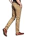 Match Mens Slim-Tapered Flat-Front Casual Pants(sandybrown,34)