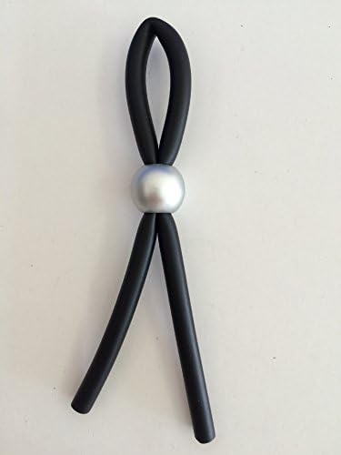 Training Ring Adjustable Tie Premium Quality Silicone 4.72 inch Professional Flexiable Black