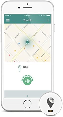 TrackR pixel - Bluetooth Tracking Device. Item Tracker. Phone Finder. iOS/Android Compatible - White (16 Pack)