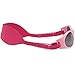 TRUST OPTICS Toddler Baby Kids UV400 Sunglasses with Two Adjustable Straps and Case - Pink Frame Grey Lens