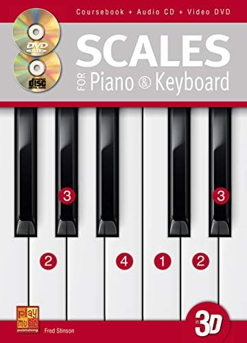 Scales for Piano & Keyboard in 3D (1 Book + 1 CD + 1 DVD)